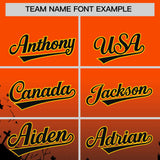 Custom Multi Color Halloween Authentic Baseball Jersey