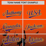 Custom Multi Color Halloween Authentic Baseball Jersey