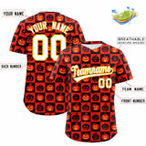 Custom Multi Color Halloween Authentic Baseball Jersey