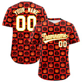 Custom Multi Color Halloween Authentic Baseball Jersey