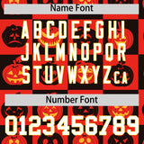 Custom Multi Color Halloween Authentic Baseball Jersey