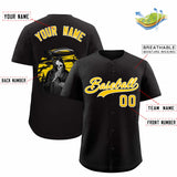 Custom Multi Color Halloween Authentic Baseball Jersey