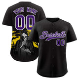 Custom Multi Color Halloween Authentic Baseball Jersey