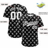 Custom Multi Color Halloween Authentic Baseball Jersey