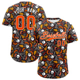 Custom Multi Color Halloween Authentic Baseball Jersey