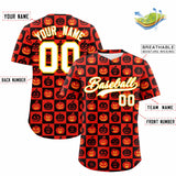 Custom Multi Color Halloween Authentic Baseball Jersey