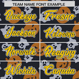 Custom Multi Color Halloween Authentic Baseball Jersey