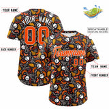 Custom Multi Color Halloween Authentic Baseball Jersey