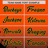 Custom Multi Color Halloween Authentic Baseball Jersey