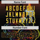 Custom Multi Color Halloween Authentic Baseball Jersey