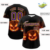 Custom Multi Color Halloween Authentic Baseball Jersey