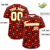 Custom Multi Color Halloween Authentic Baseball Jersey