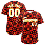 Custom Multi Color Halloween Authentic Baseball Jersey