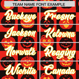 Custom Multi Color Halloween Authentic Baseball Jersey