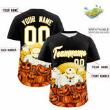 Custom Multi Color Halloween Authentic Baseball Jersey