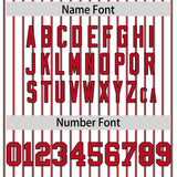 Custom White Black Tricolor Stripe Fashion Authentic Baseball Jersey