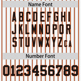 Custom White Black Tricolor Stripe Fashion Authentic Baseball Jersey