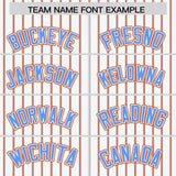 Custom White Powder Blue Tricolor Stripe Fashion Authentic Baseball Jersey