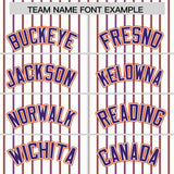 Custom White Orange Tricolor Stripe Fashion Authentic Baseball Jersey