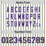 Custom White Neon Green Tricolor Stripe Fashion Authentic Baseball Jersey