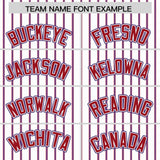 Custom White Red Tricolor Stripe Fashion Authentic Baseball Jersey