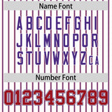 Custom White Red Tricolor Stripe Fashion Authentic Baseball Jersey