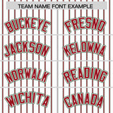 Custom White Kelly Green Tricolor Stripe Fashion Authentic Baseball Jersey