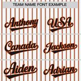 Custom White Black Tricolor Stripe Fashion Authentic Baseball Jersey