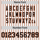 Custom White Black Tricolor Stripe Fashion Authentic Baseball Jersey