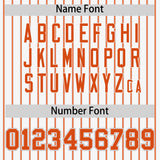 Custom White Gray Tricolor Stripe Fashion Authentic Baseball Jersey