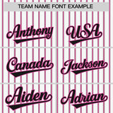 Custom White Black Tricolor Stripe Fashion Authentic Baseball Jersey