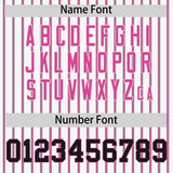 Custom White Black Tricolor Stripe Fashion Authentic Baseball Jersey