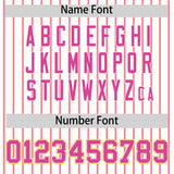 Custom White Gold Tricolor Stripe Fashion Authentic Baseball Jersey