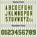 Custom White Gold Tricolor Stripe Fashion Authentic Baseball Jersey