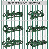 Custom White Black Tricolor Stripe Fashion Authentic Baseball Jersey