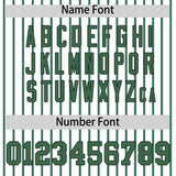 Custom White Black Tricolor Stripe Fashion Authentic Baseball Jersey