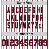 Custom White Black Tricolor Stripe Fashion Authentic Baseball Jersey