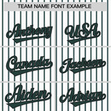 Custom White Black Tricolor Stripe Fashion Authentic Baseball Jersey