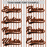 Custom White Black Tricolor Stripe Fashion Authentic Baseball Jersey