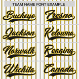 Custom White Black Tricolor Stripe Fashion Authentic Baseball Jersey