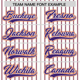 Custom White Orange Tricolor Stripe Fashion Authentic Baseball Jersey