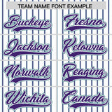 Custom White Aqua Tricolor Stripe Fashion Authentic Baseball Jersey