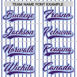 Custom White Powder Blue Tricolor Stripe Fashion Authentic Baseball Jersey