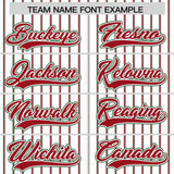 Custom White Kelly Green Tricolor Stripe Fashion Authentic Baseball Jersey