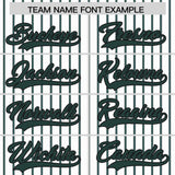 Custom White Black Tricolor Stripe Fashion Authentic Baseball Jersey