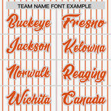 Custom White Gray Tricolor Stripe Fashion Authentic Baseball Jersey