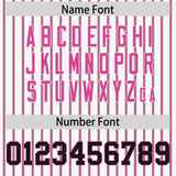 Custom White Black Tricolor Stripe Fashion Authentic Baseball Jersey