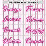 Custom White Gray Tricolor Stripe Fashion Authentic Baseball Jersey