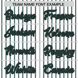 Custom White Black Tricolor Stripe Fashion Authentic Baseball Jersey