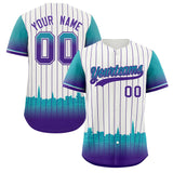 Custom White Charleston.SC City Silhouette Authentic Baseball Jersey